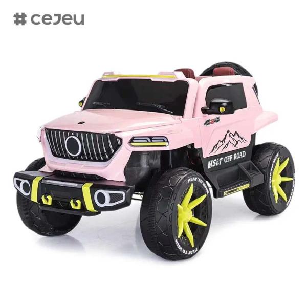 CJ-SF-5688 Newest Big Size 12V7Ah Big Size Four Motor Drive Kids Electric Car/Pink Color Two Speed Kids Ride on Off Road Car for 5-12Years