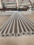 Q235 Hot Dip Galvanized 6m High single arm Street Electric Pole