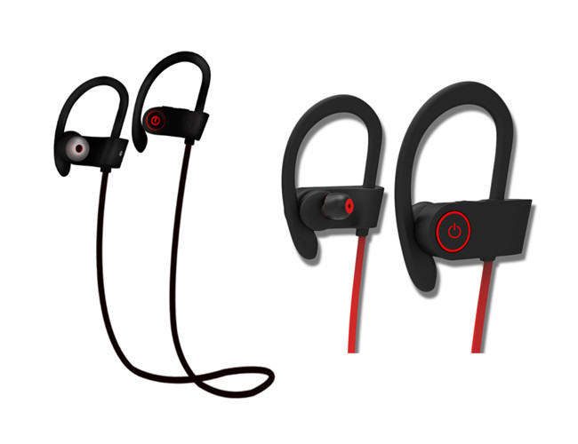 QY7 Wireless Noise Cancelling Headphones One Button Control With Earhook Sport Earphone