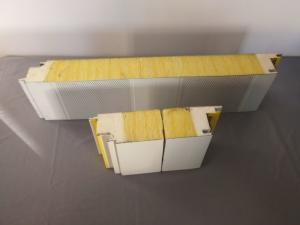 China Fireproof Insulated PUF 25mm Sandwich Panel PU Rockwool wholesale