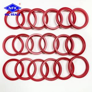 China Shore A 60 Red NFK UN Hydraulic Rod Seals For Excavator wholesale
