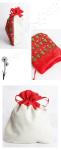Customizable Sublimation Christmas Bags Santa Claus Gift Bag For Children