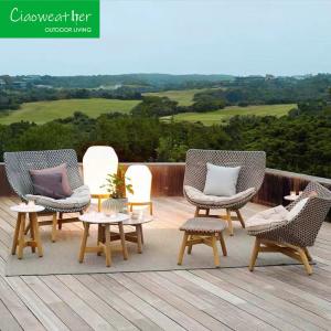 China Waterproof Outdoor Wicker Leisure Chair with Customized Color High Back wholesale