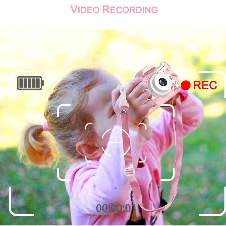 1080P Video Kids Digital Camera Other Educational Toys with 32GB TF Card Included