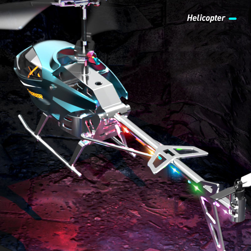 Crash Resistant 3.5-inch Remote Control Helicopter USB Charging for Plastic Flying Toys