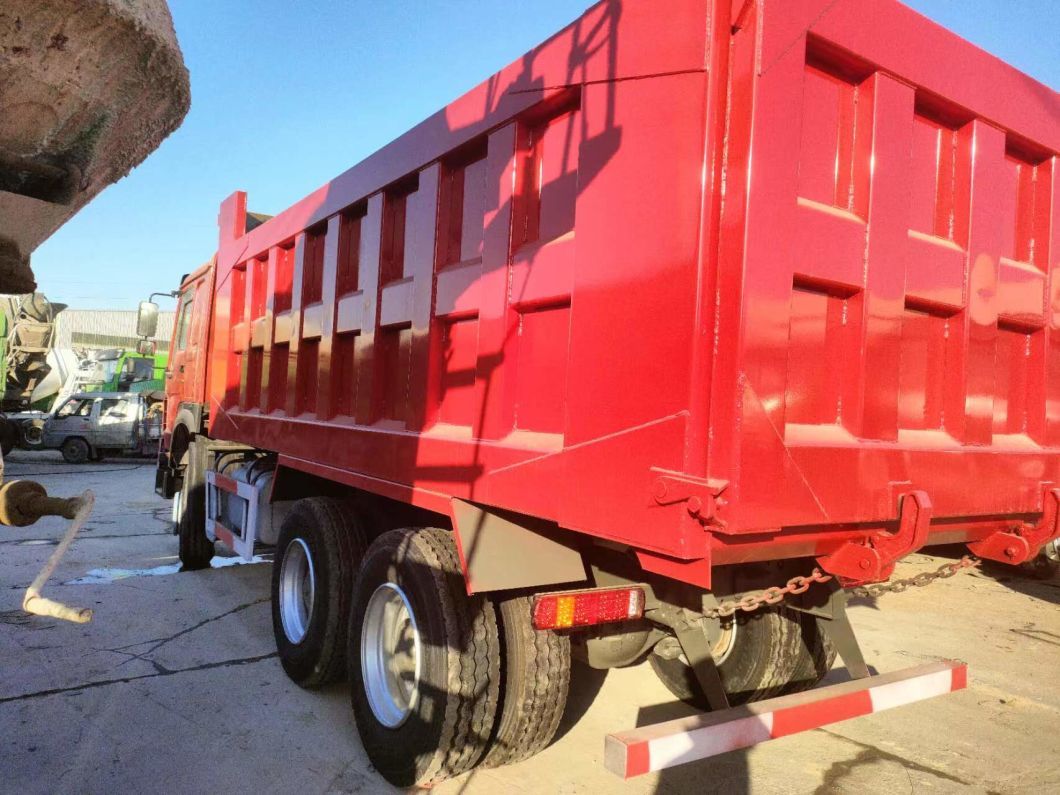 HOWO 6*4 Dump Truck New and Secondhand Truck 10tires Red
