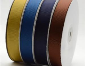 China Eco Friendly Polyester 25MM Custom Grosgrain Ribbon wholesale