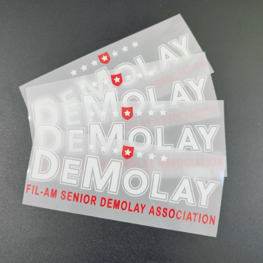 3D Rubber Heat Transfer Stickers For Branding The T shirts And Athletic Clothing