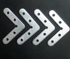 China Furniture Use LED Light Fixture Parts Stainless Steel Angle Iron Corner Bracket Fastener wholesale