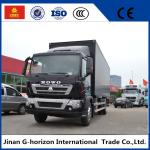 336HP Van Cargo Truck SINOTRUK HOWO 4X2 Euro 2 Lorry Vehicle Heavy Cargo Truck
