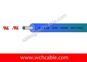 China 600V mPPE Wire UL11028 20AWG STR 21/0.178 OD1.5mm Black wholesale