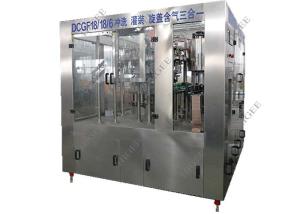 China Small Plastic Bottle Carbonated Drink Filling Machine 32 Rising Heads 6kw wholesale