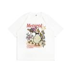 Euramerican Fashion Duck Print Cotton Oversize T Shirt Short Sleeve Men'S