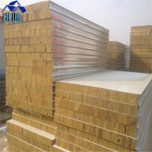 China iso 50mm rock wool 20ft container house sandwich panel used for labor camp wholesale