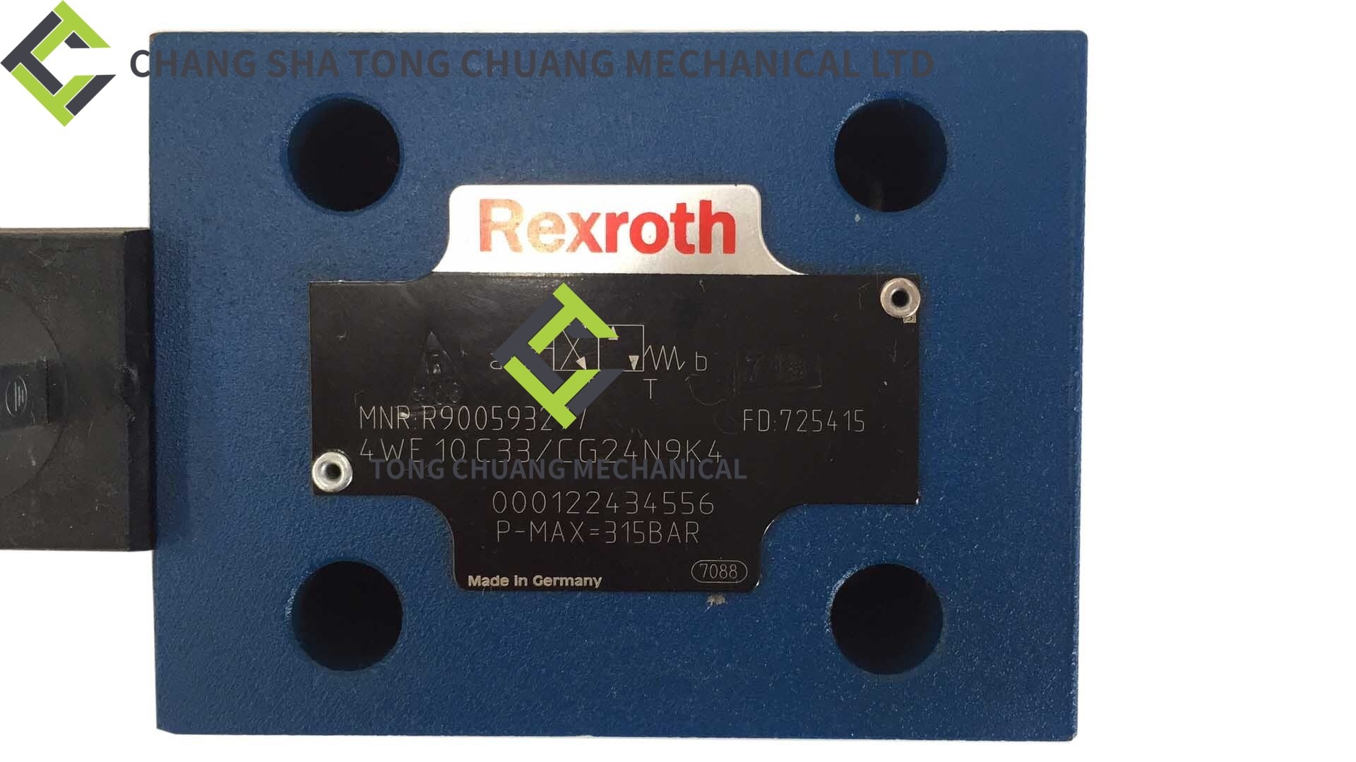 Zoomlion Concrete Pump Solenoid Directional Valve 4WE10C3X/CG24N9K4 1010300527
