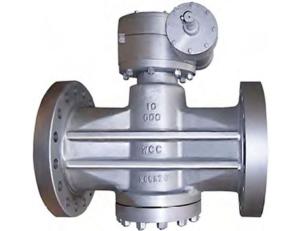 China Steel Electric Plug Valve Pressure Balance Handle Or Gear Operation wholesale