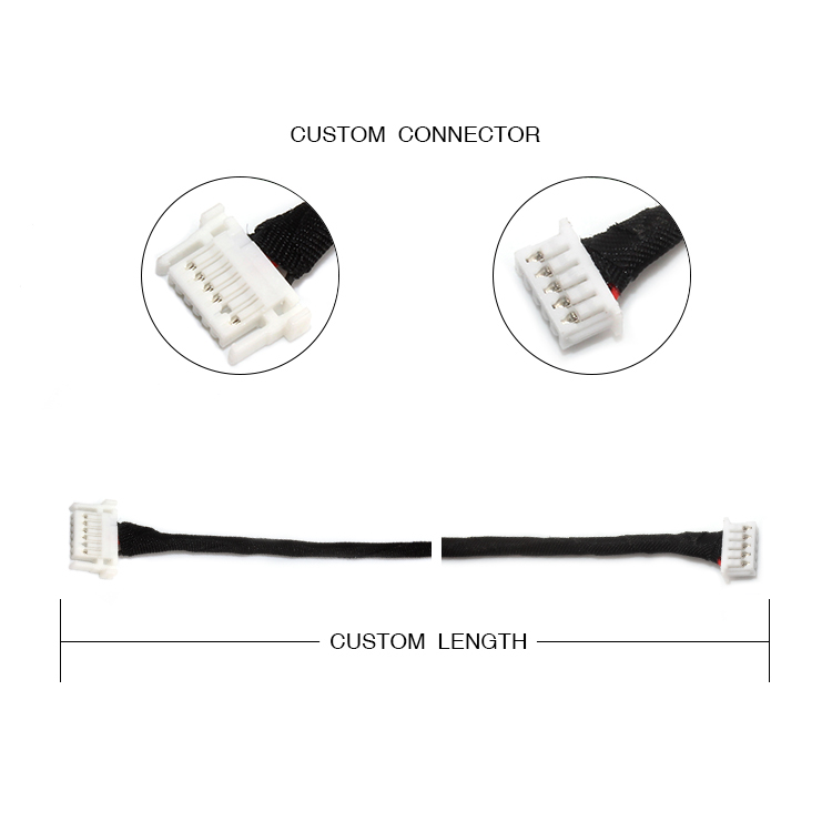 JST Wire Harness SHJP-06V-S(HF) 6pin To Molex 51021-0500 5pin FCII LED Driver