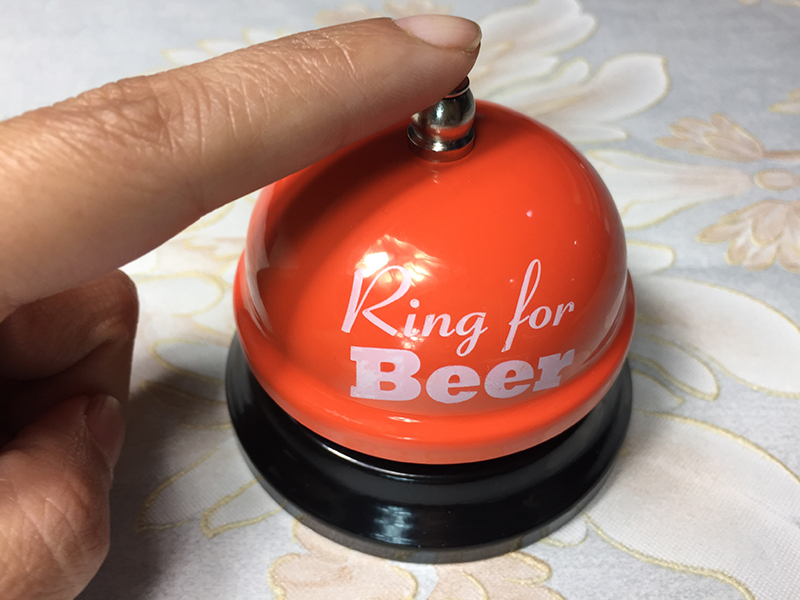 new arrival 75mm multi-color reception desk bell