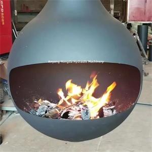 China 700mm Europe Decorative Wood Burning Stove Indoor Suspended Fireplace wholesale