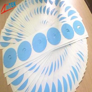 China Strong Viscosity Thermal Adhesive Tape, Glass fiber blue Adhesive Tape for LED Aluminum Plate Heat Dissipation 1.0 W/mK wholesale
