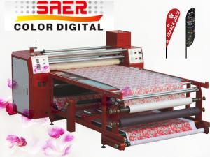 China 1600mm Heat Press Rotary Textile Calender Machine wholesale