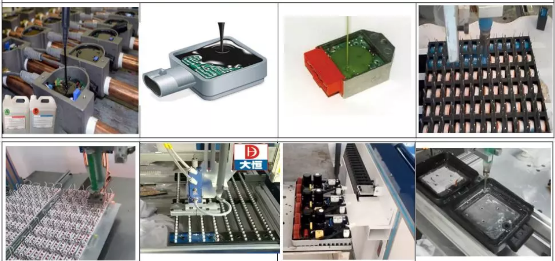 Electric AB Compound Dispensing System Working Area 700 X 700 X 100mm Tank Capacity Customized