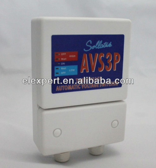 AVS 30A Automatic micro three phase voltage surge protector guard