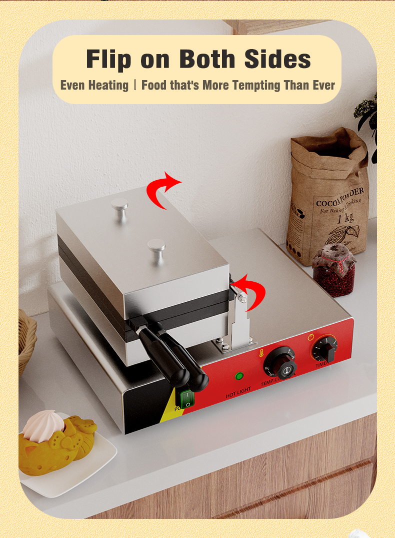 Temperature Range of 50-300C Cat Shaped Hello Kitty Taiyaki Waffle Machine for Home