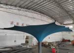 Single Post Large Tulip Umbrella Customized 6*6M Fashionable High Flexibility