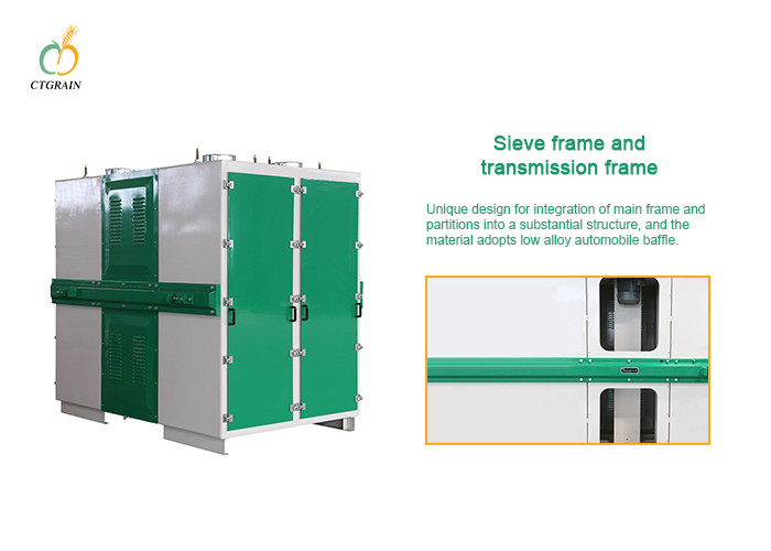 High Square Flour Plansifter Grading Grain Milling Equipment