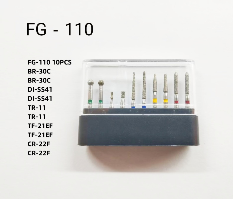FG High Speed Polishing Rotary Bur Surgical Stainess Steel Dental Diamond Burs