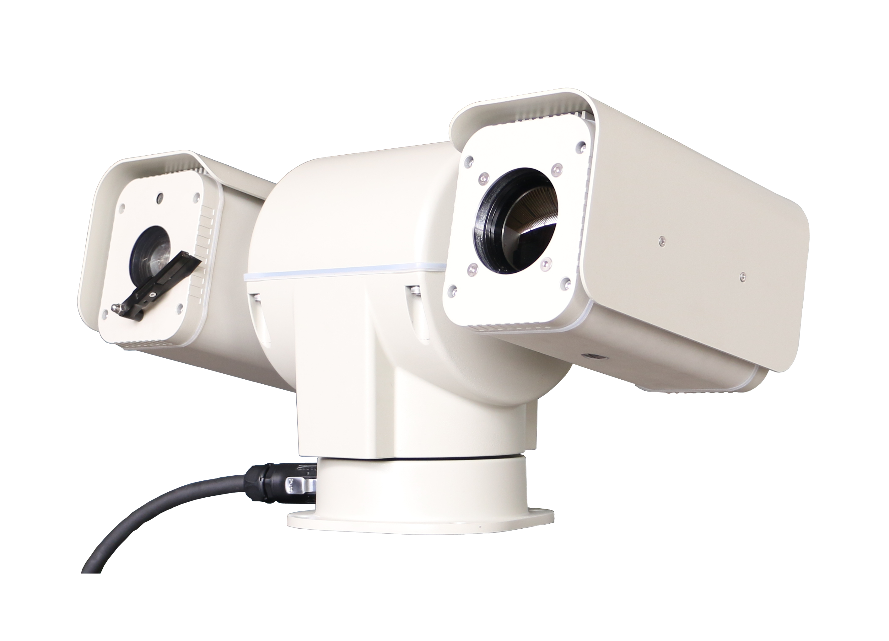 China White PTZ Thermal Imaging Security Camera 45° X 34° Field View wholesale