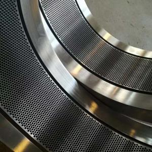 China 52HRC Stainless X46CR13 Pellet Machine Ring Die Andritz Wood Pellet Die wholesale