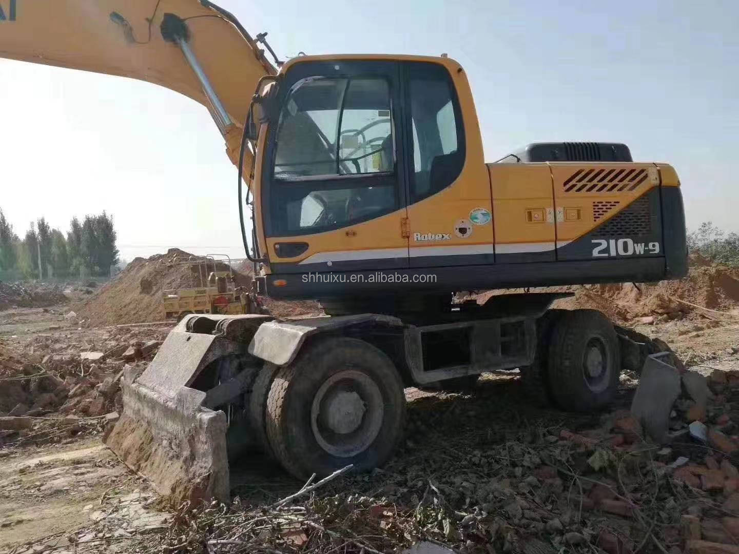 used high quality wheel excavator hyundai 210-7/second hand wheel excavator Hyundai 210-7 on sale