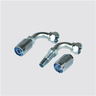 Reusable JIC Thread 3/4" Elbow Hydraulic Hose Ferrules