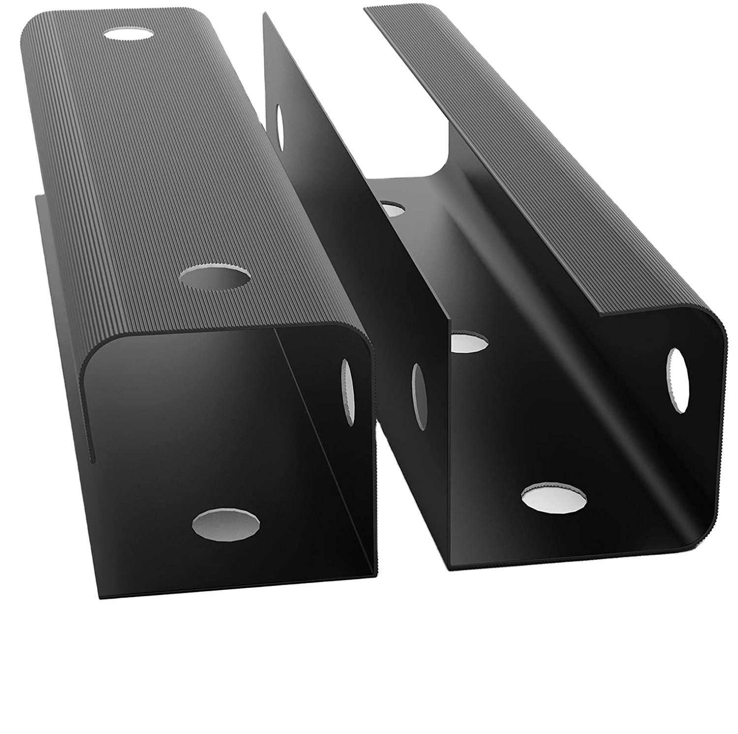 Custom Carbon Steel Powder Coating Metal Bracket Under Desk Cable Management Tray Wire Tray For Office