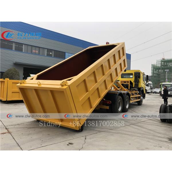 Sinotruk HOWO 6X4 RHD Hydraulic Hook Lift Garbage Truck