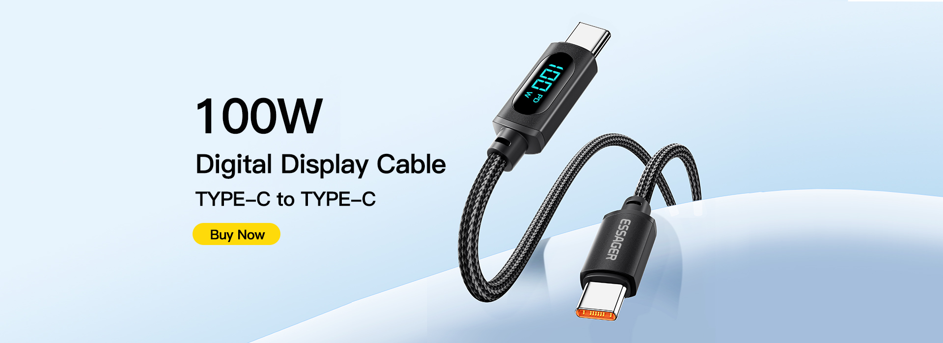 LED Digital Display Fast Charging USB Cable 1M 2M 27W 100W OEM/ODM For Mobile Phone
