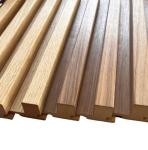 Recycled Timber Wood Veneer Slats Wall Panels Flavorless Nontoxic