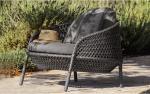 Leisure Aluminium PE Rattan chairs For Hotel All weather Outdoor Garden Patio