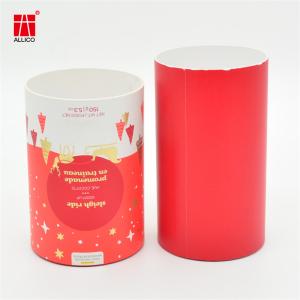 China Motif Cosmetic Packaging Tubes , CMYK 300g Cardboard Chirstmas Gift Box wholesale