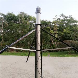 China CCTV Poles Integrated 6063 Aluminum Anodized Surveillance Mast wholesale