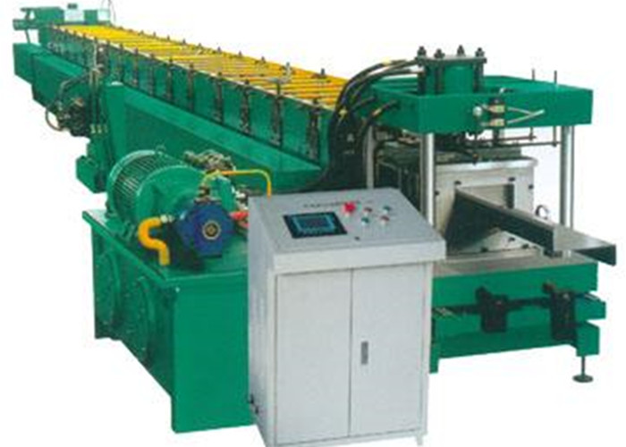 Industrial Metal C Purlin Roll Forming Machine , Steel Roll Forming Machine