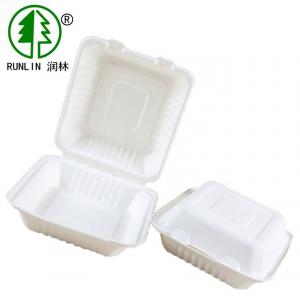 China Eco-friendly Products Easy Takeaway Hinged Clamshell Containers on sale