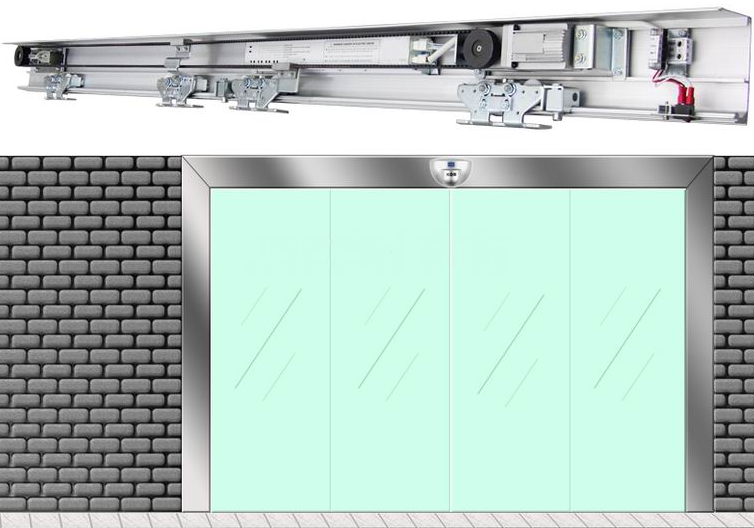Square Brushless Automatic Door Motor with High Torque Quiet Work