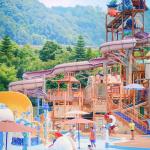 Fiberglass Rainbow Water Slide Muti Player Commercial Pool Slides