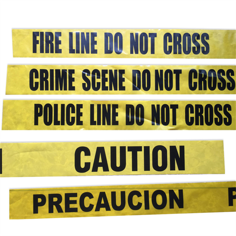 100m 200m Safety Plastic Barrier Tape Yellow Red Green Black Any Color