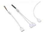 Waterproof 20AWG 2 Pins 100mm Female And Male Cable