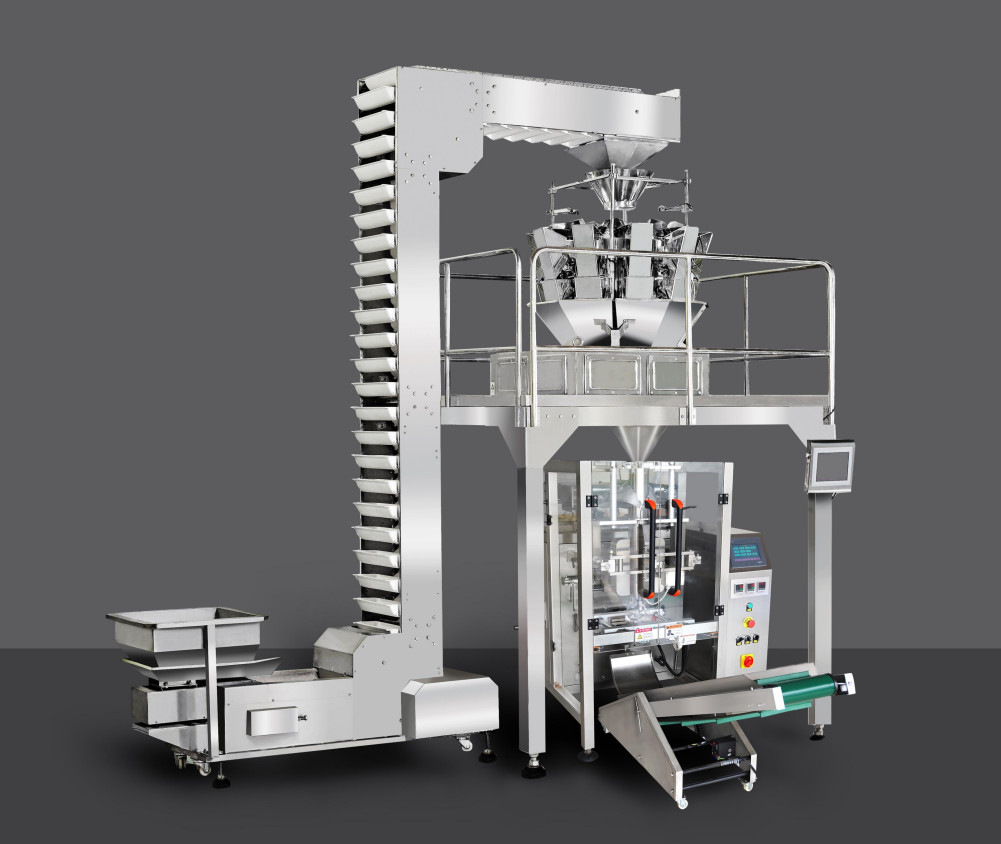 50g-1000g Peanut Snacks Weighing And Packaging Machine Peanut Bean Casual Snacks Vertical Form Fill Seal Packing Machine