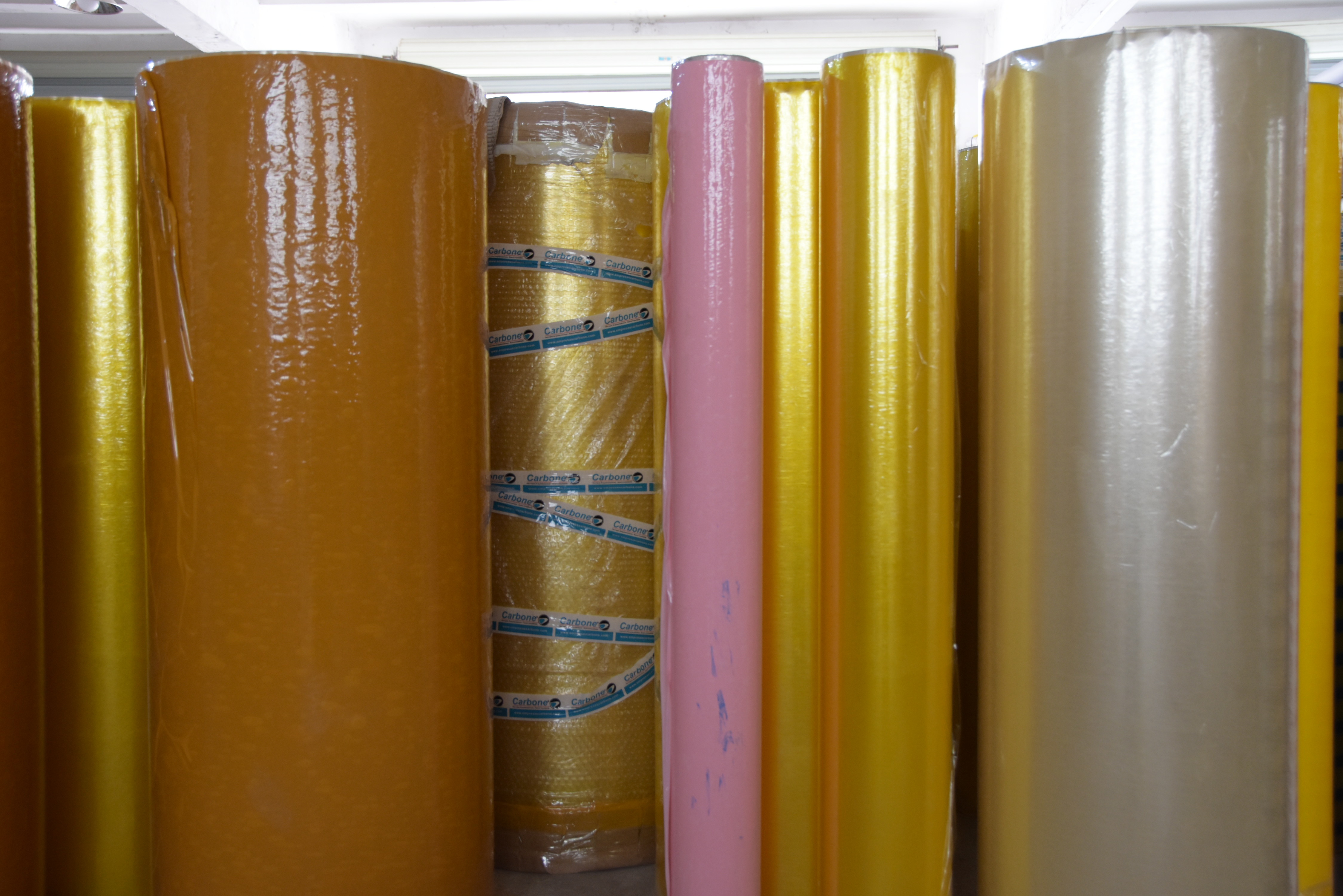 Polyester PET Tamper Evident Material Anti - Counterfeit Tape Orange / Green